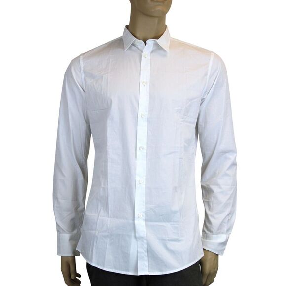 Bottega Veneta Men's White Dress Shirt Top (IT 52 / US 42)